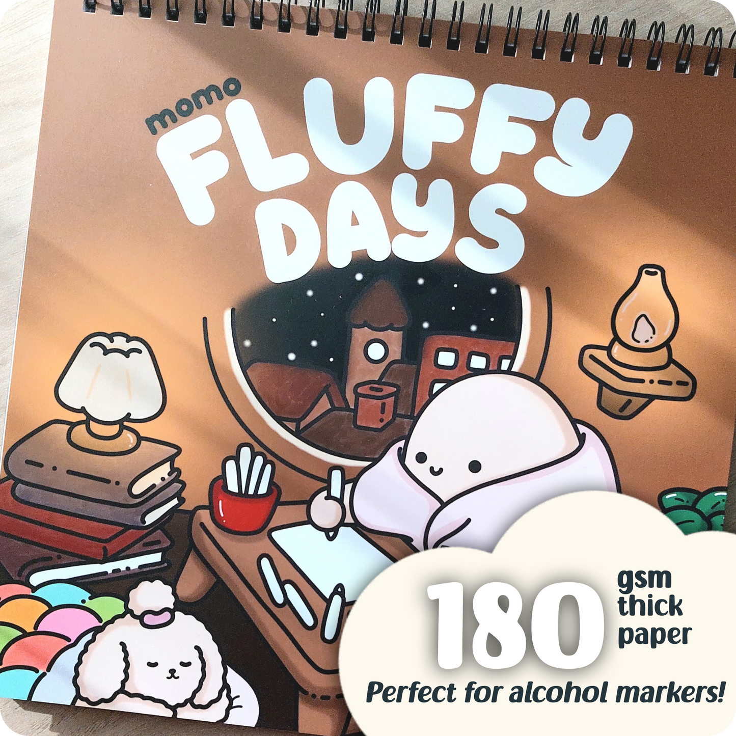 Fluffy Days • cozy coloring book