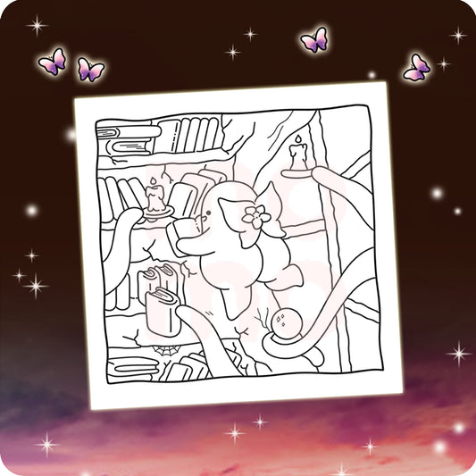 *DIGITAL* Fluffy Tales • coloring book