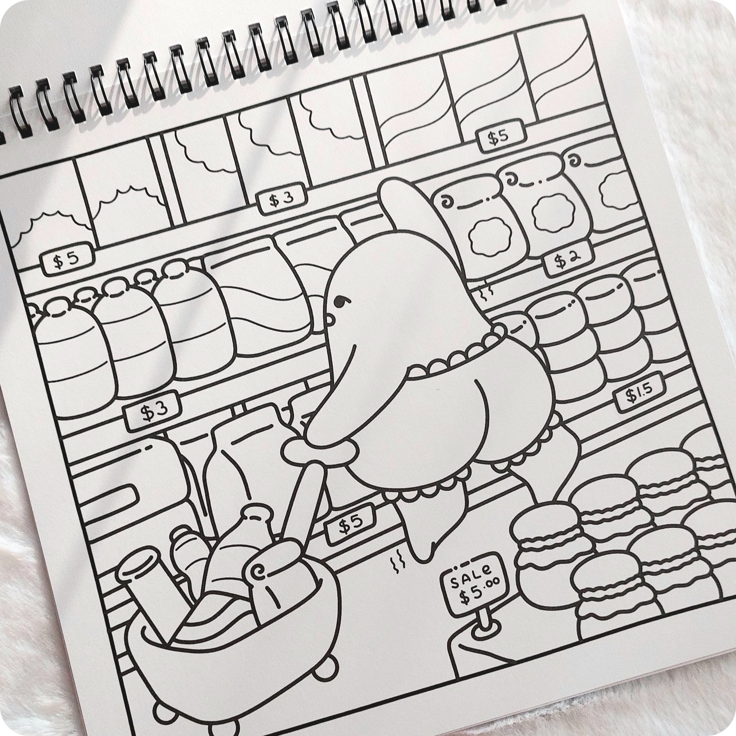 Fluffy Days • cozy coloring book