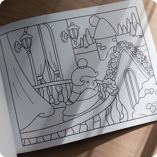 *DIGITAL* Movie Night • coloring book