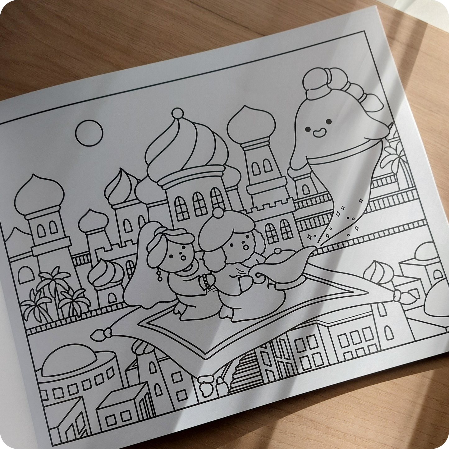 *DIGITAL* Movie Night • coloring book