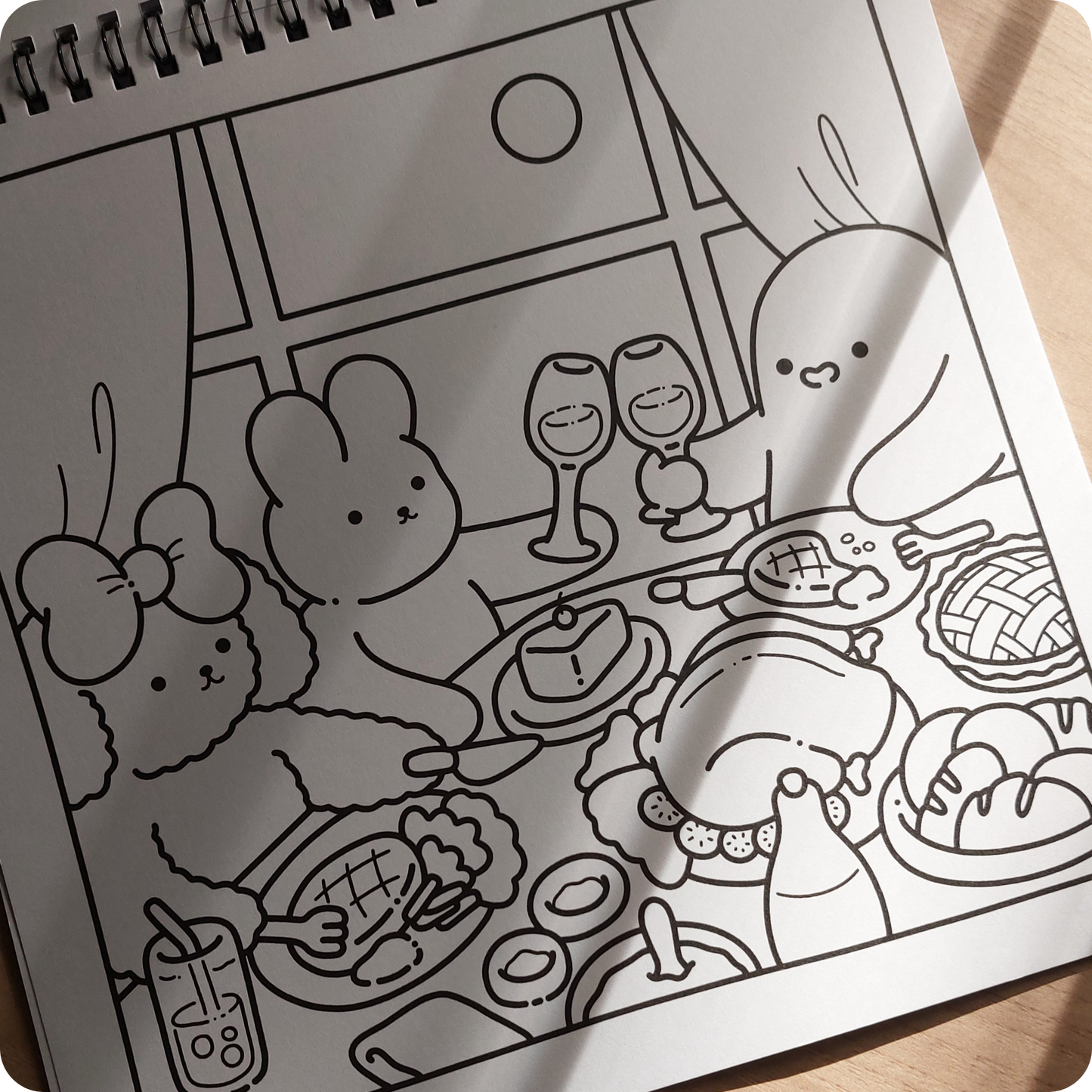 Fluffy Days • cozy coloring book