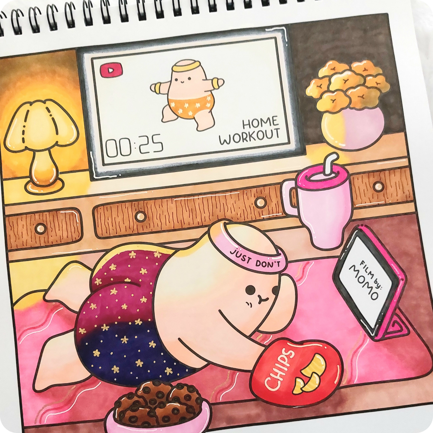 Fluffy Days • cozy coloring book