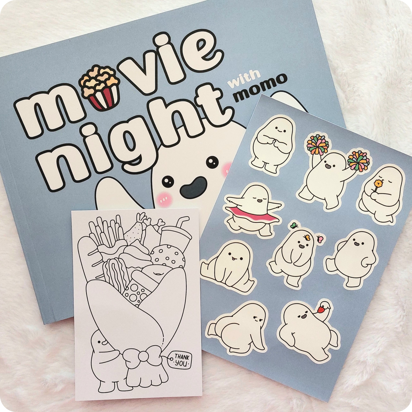 Movie Night • premium coloring book
