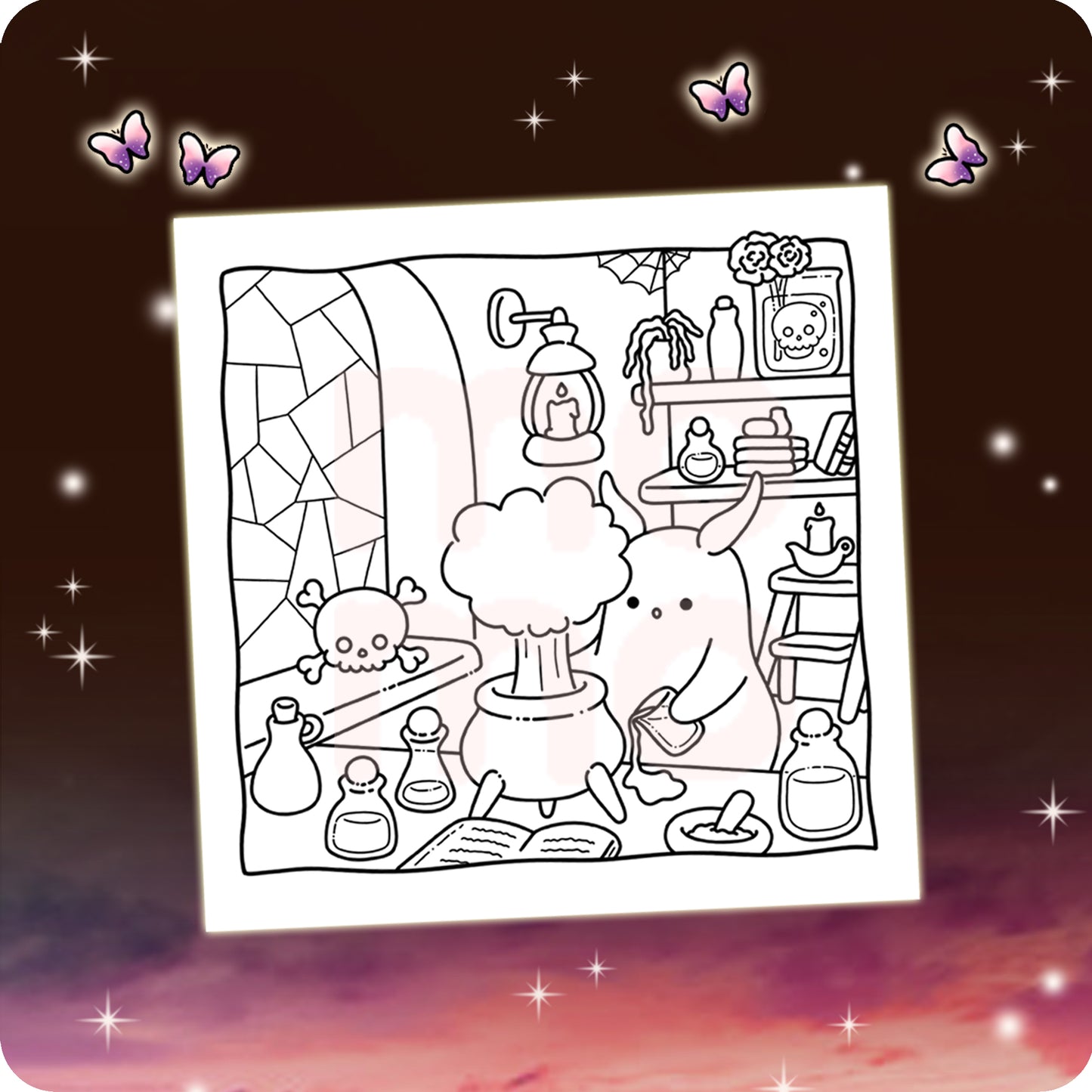 *DIGITAL* Fluffy Tales • coloring book