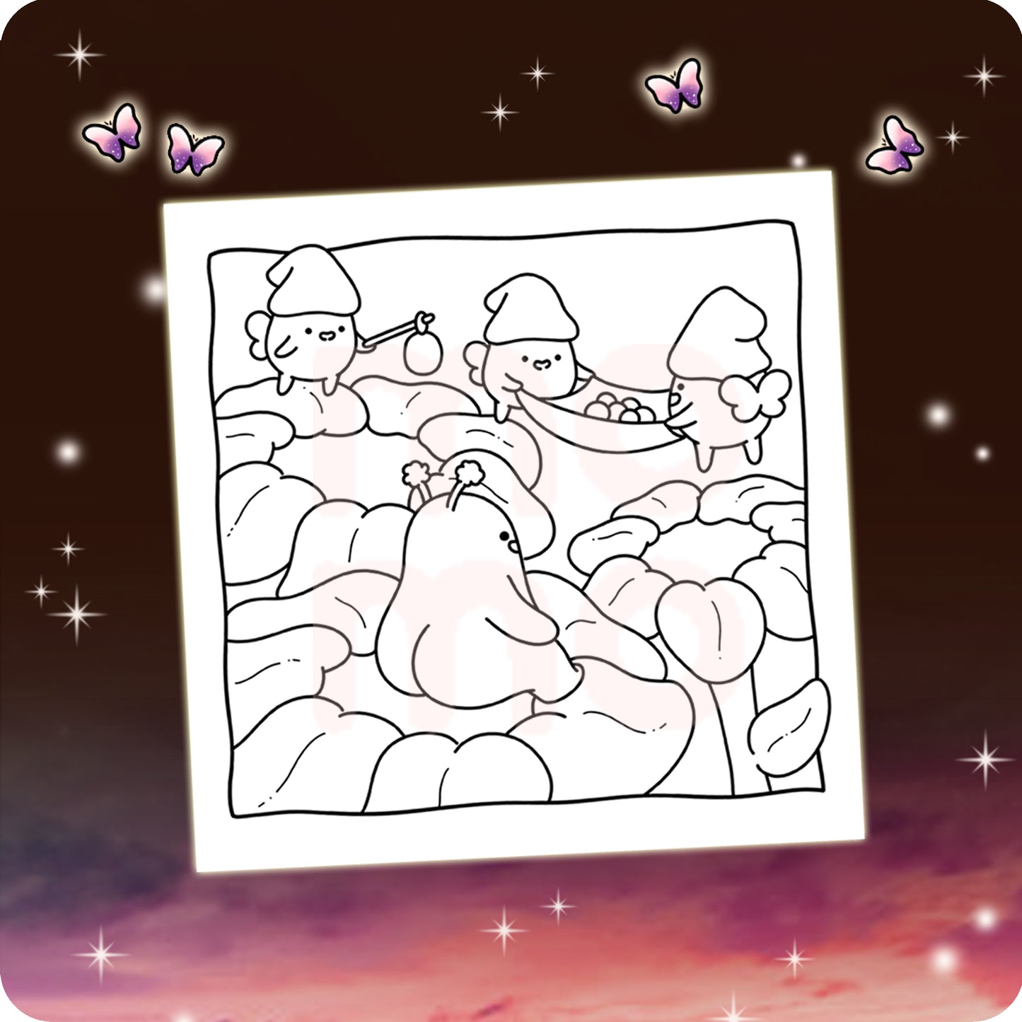 *DIGITAL* Fluffy Tales • coloring book