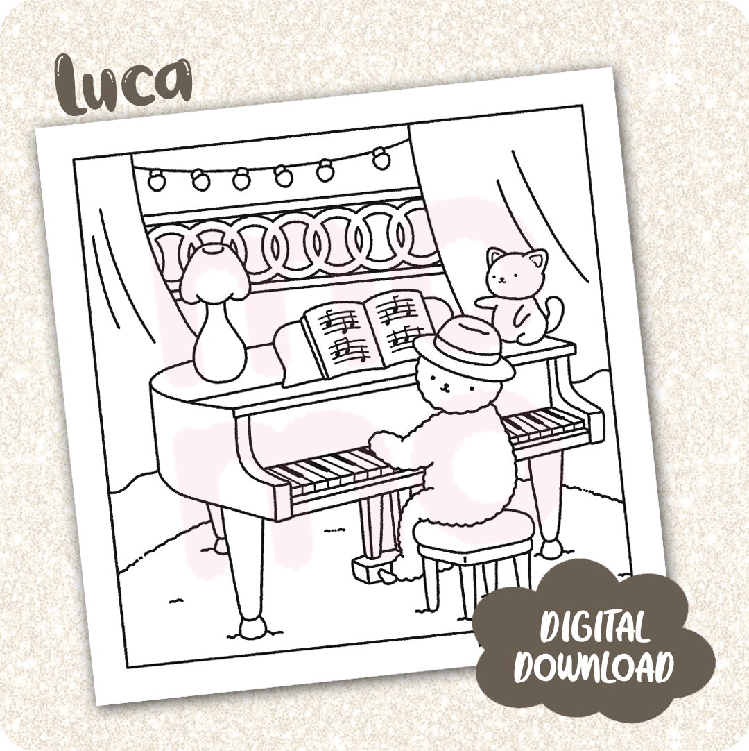 Luca • coloring page