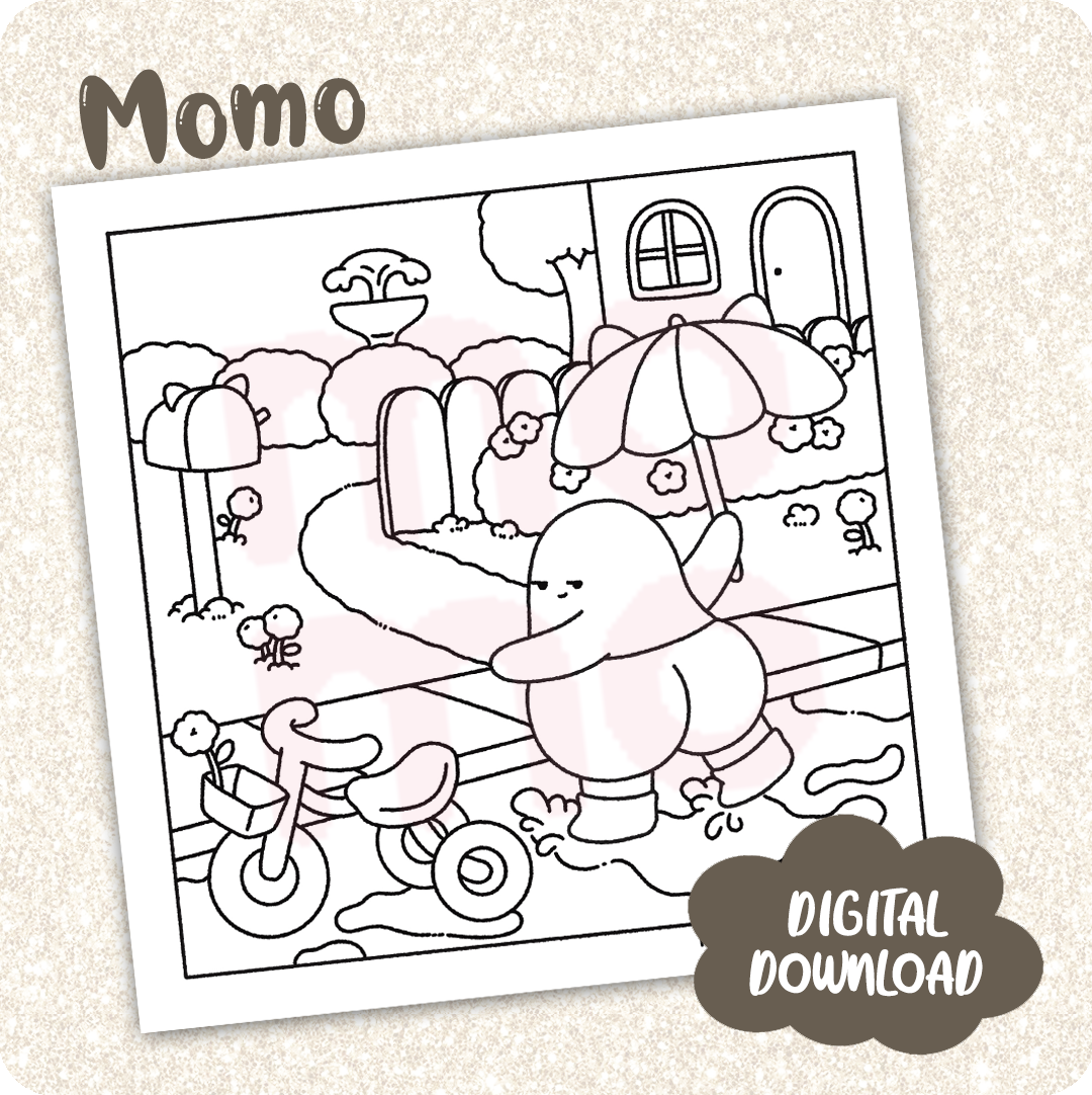 Momo • coloring page