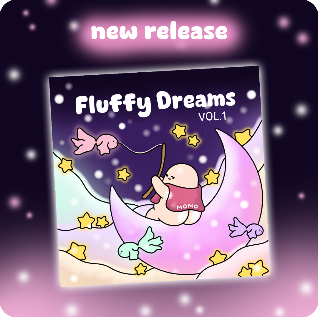 *DIGITAL* Fluffy Dreams • coloring book