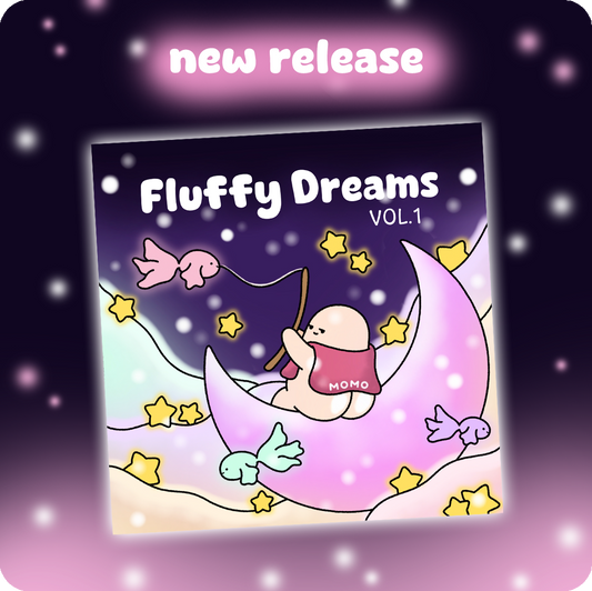 *DIGITAL* Fluffy Dreams • coloring book