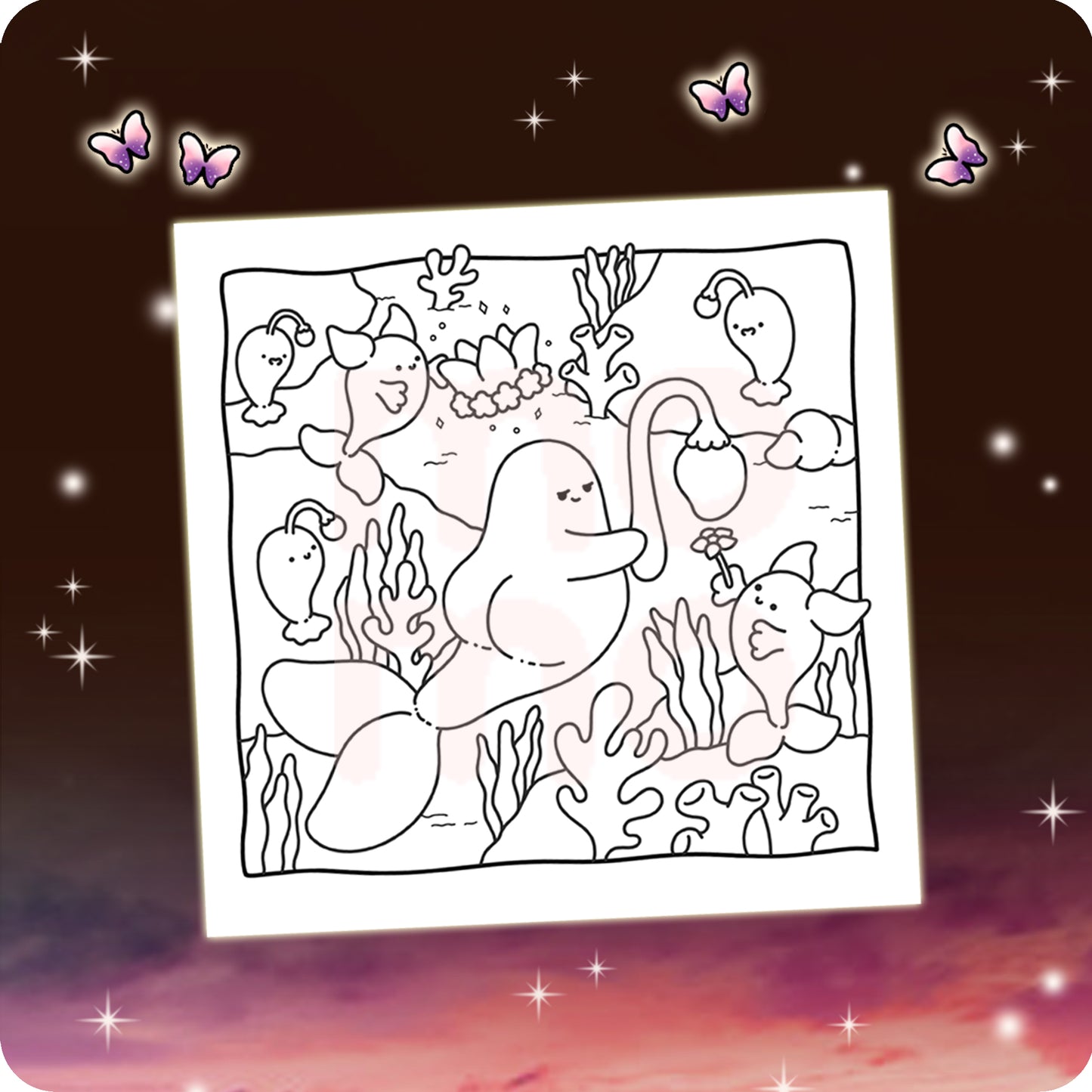 *DIGITAL* Fluffy Tales • coloring book