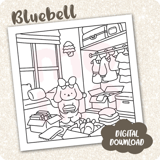 Bluebell • coloring page
