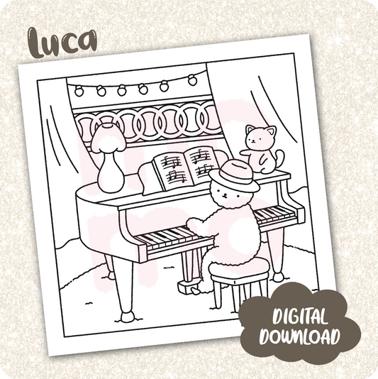 Luca • coloring page