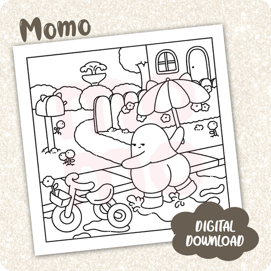 Momo • coloring page