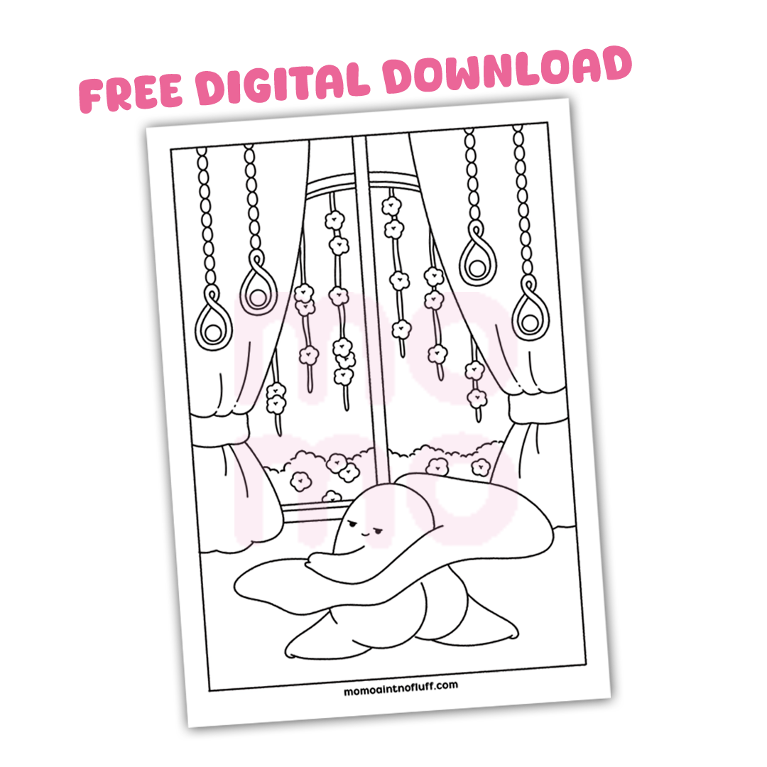 Mi Amor • free coloring card