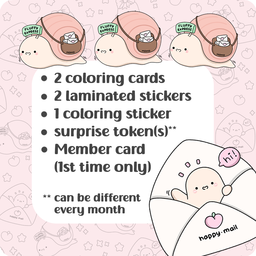 Momo Mail Club - Monthly Subcription