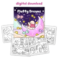 *DIGITAL* Fluffy Dreams Vol 1 • coloring book