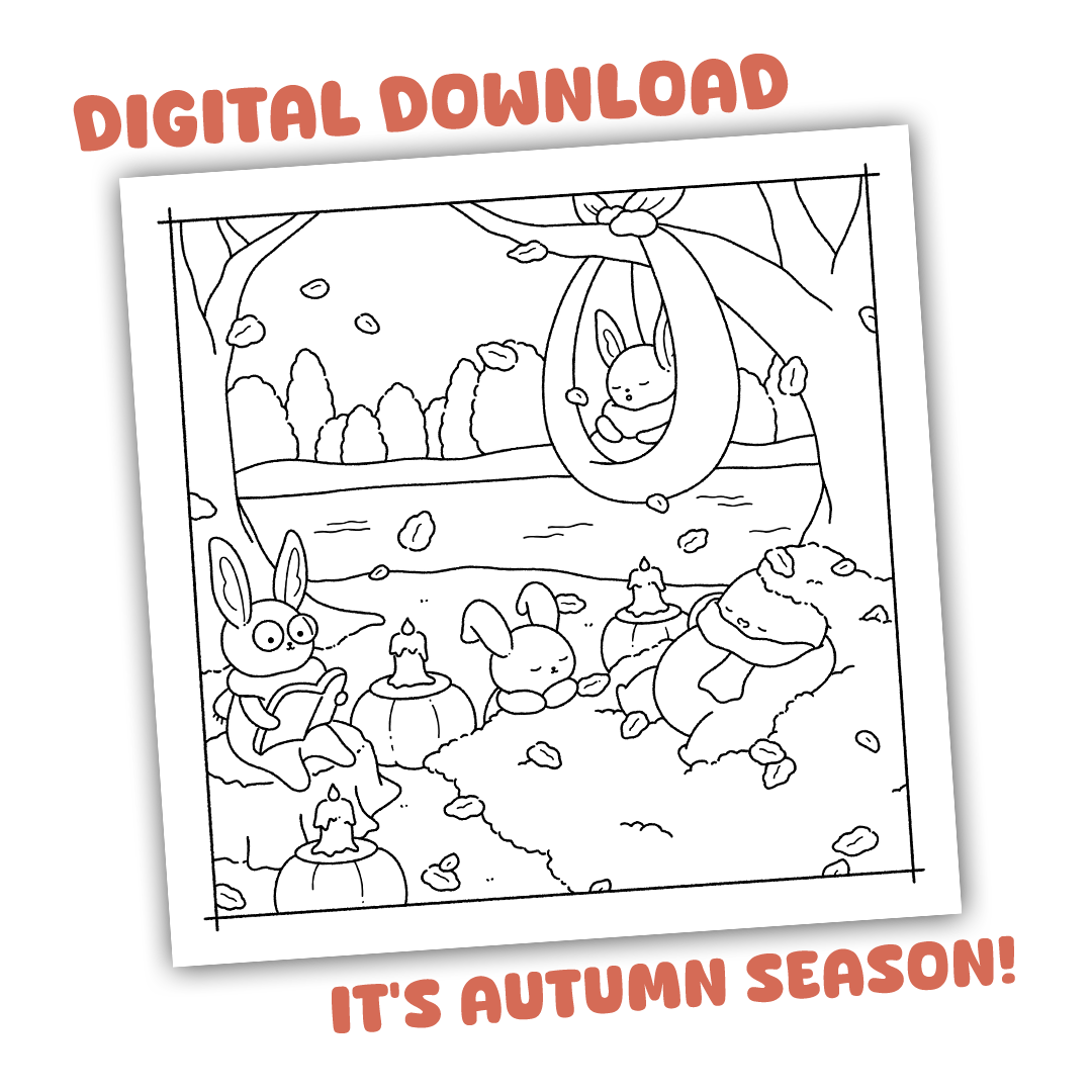 Bedtime Stories • Autumn coloring challenge