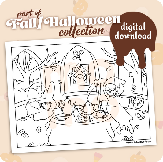 tea time • coloring page